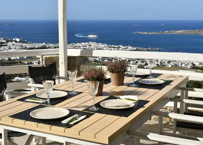 Infinity Sea View Hillside With Private Pool Semesterbostad Páros