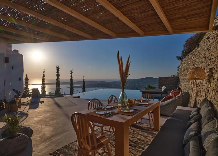 Semesterbostad Infinity Sea View Hillside With Private Pool *