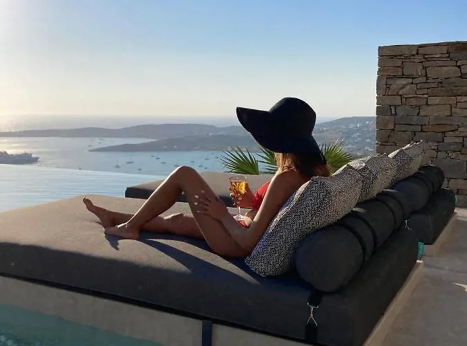 Infinity Sea View Hillside With Private Pool Semesterbostad